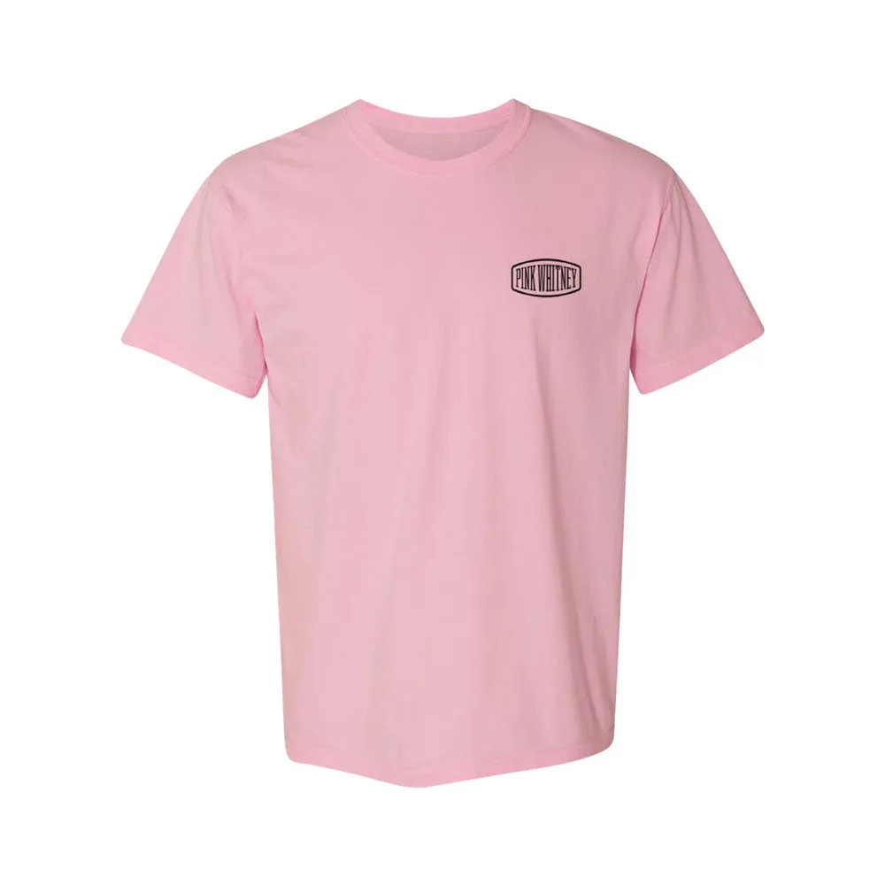 PINK WHITNEY ABSTRACT PINK T SHIRT