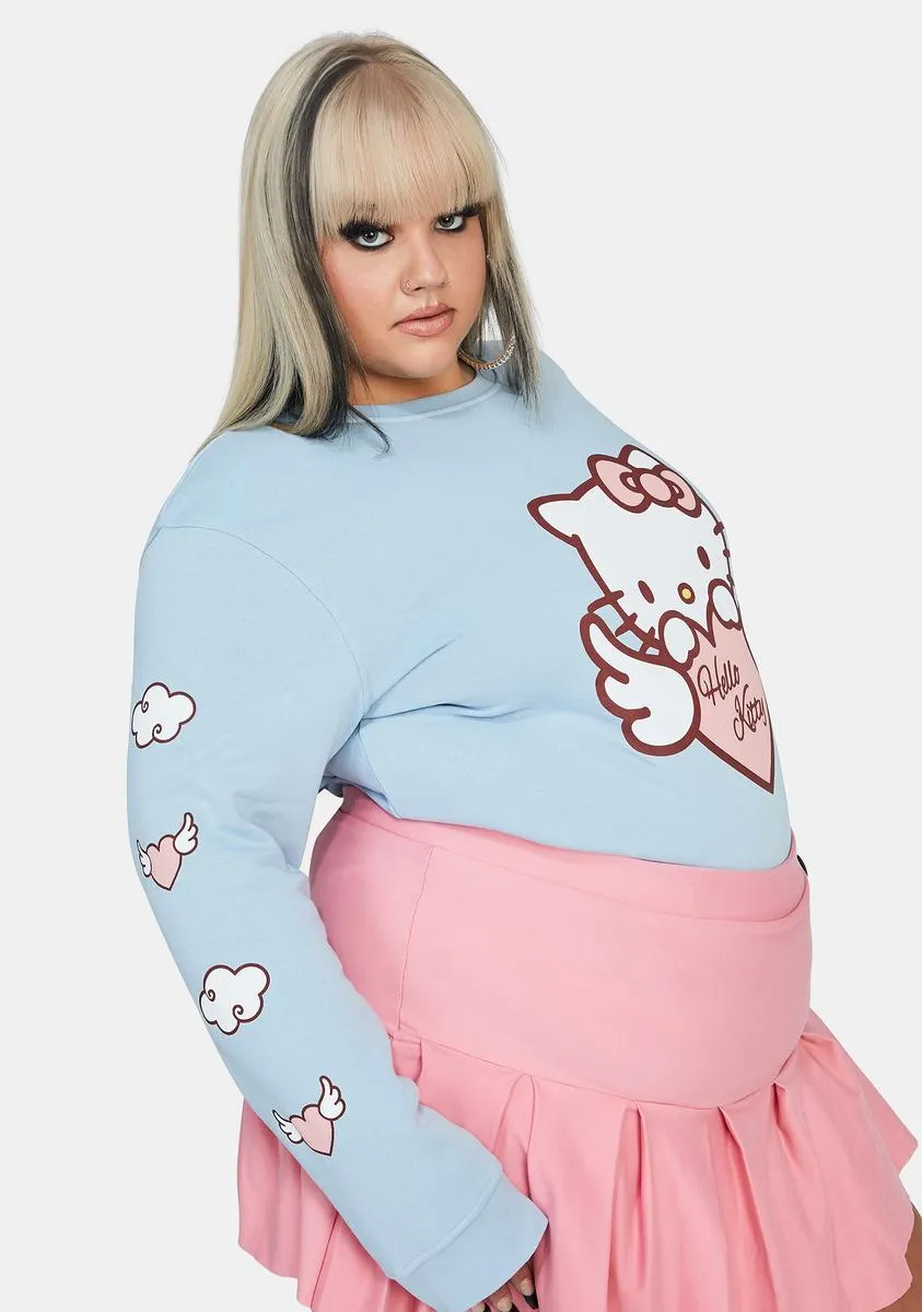 Plus Hello Kitty Angel Heart Sweatshirt-