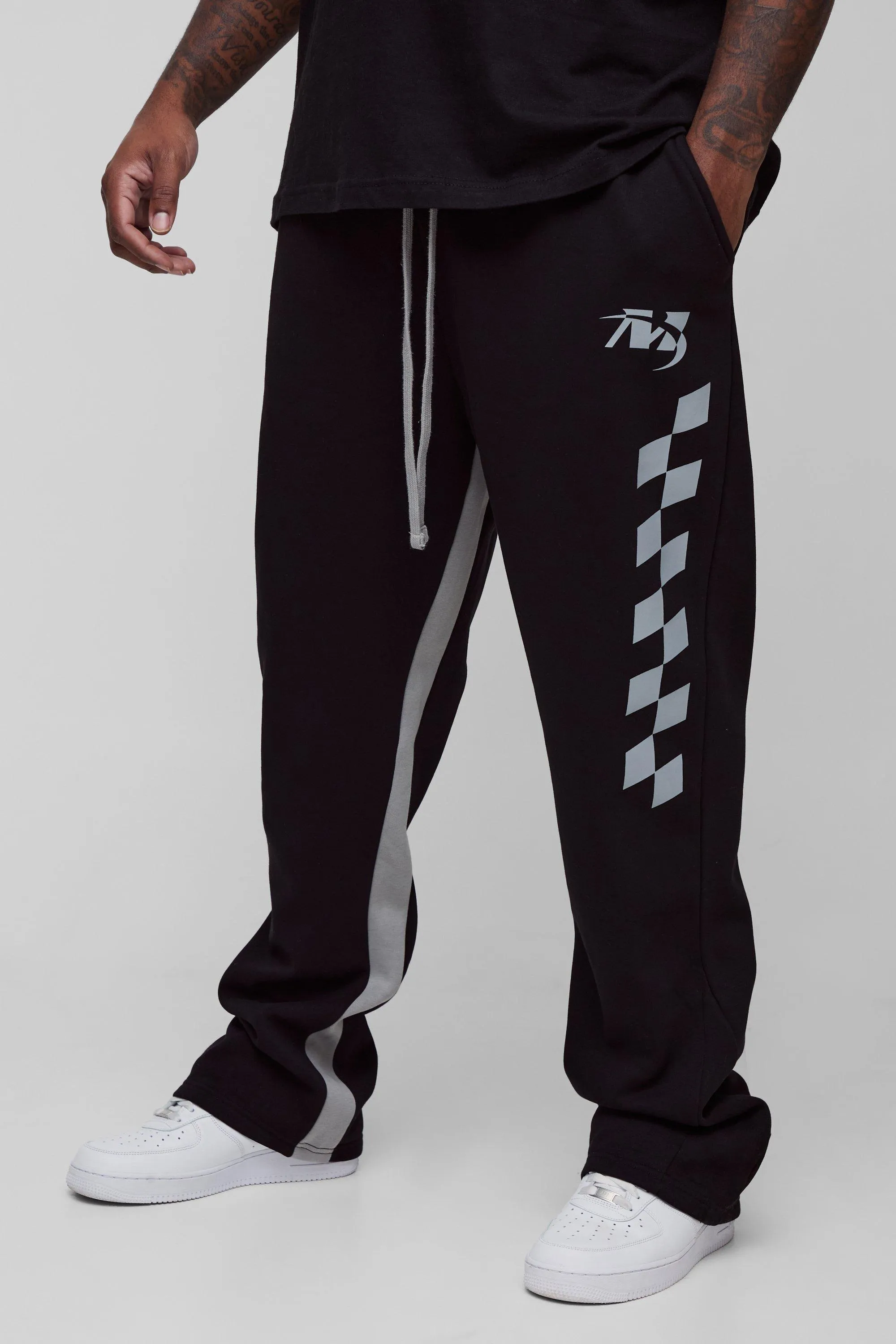 Plus Slim Gusset Moto Joggers