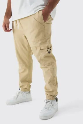 Plus Toggle Detail Slim Fit Cargo Joggers