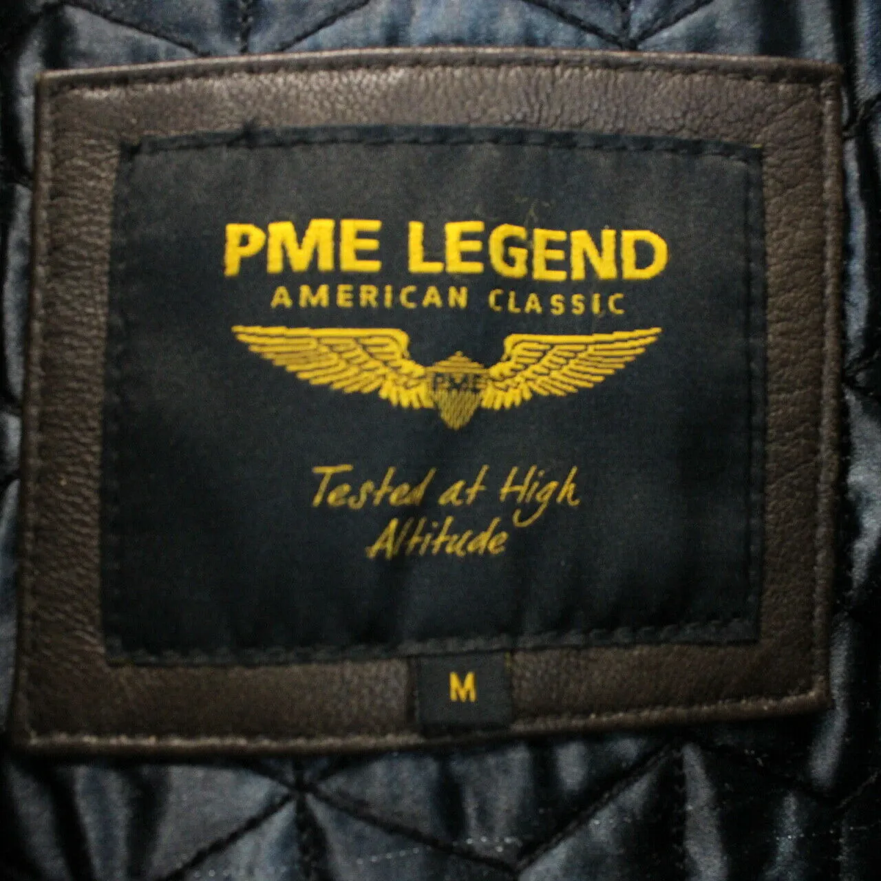 PME LEGEND Leather Aviator Jacket Brown | Medium