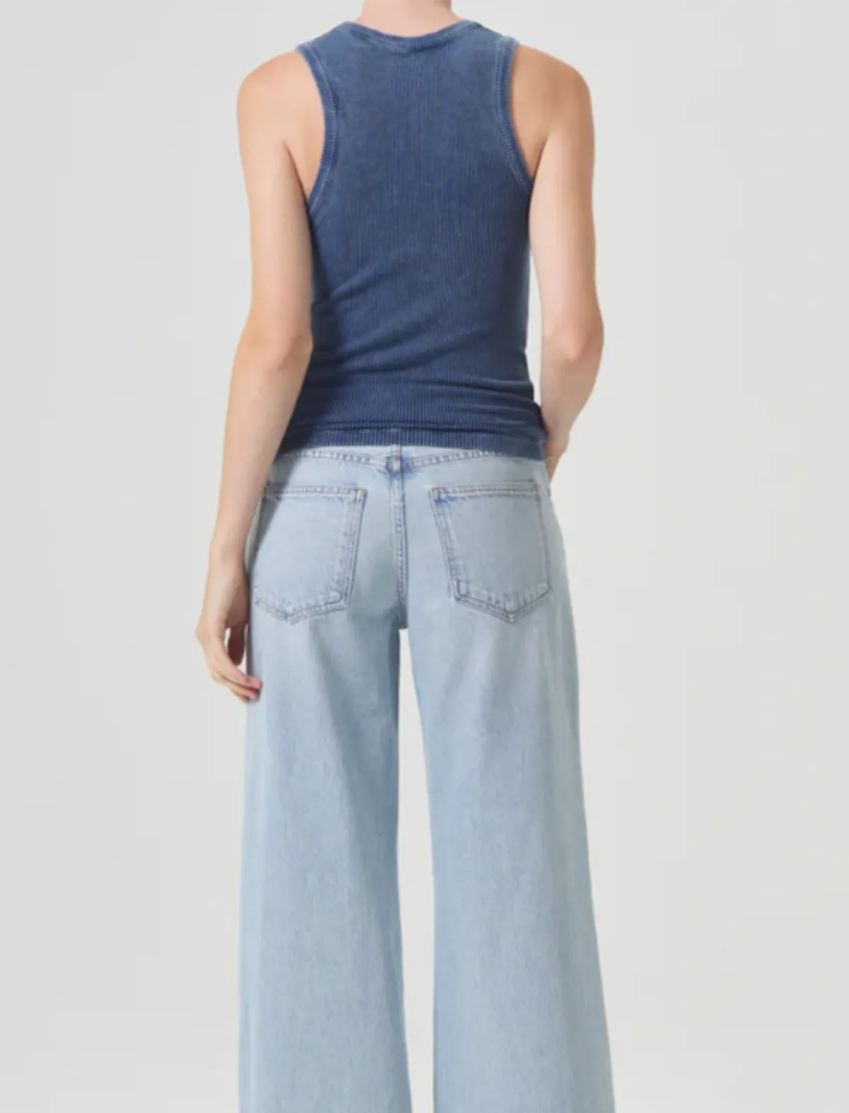 Poppy Tank - Indigo