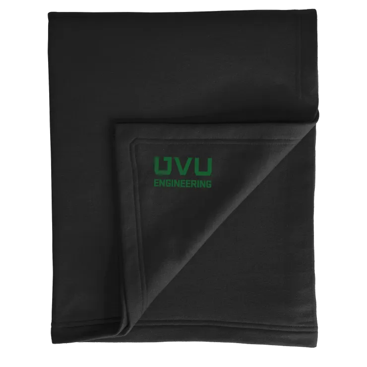 Port & Company Core Fleece Sweatshirt Blanket- UVU Engineering