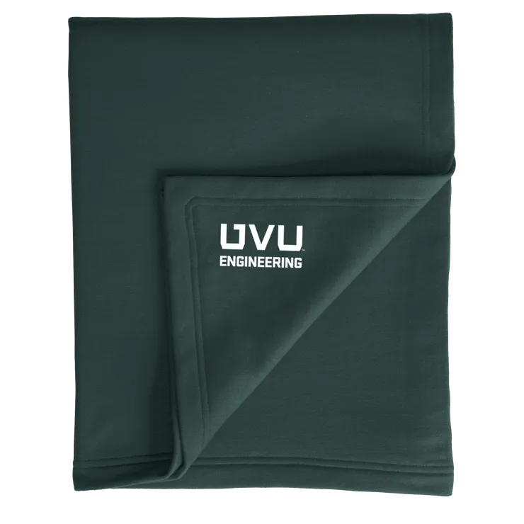 Port & Company Core Fleece Sweatshirt Blanket- UVU Engineering