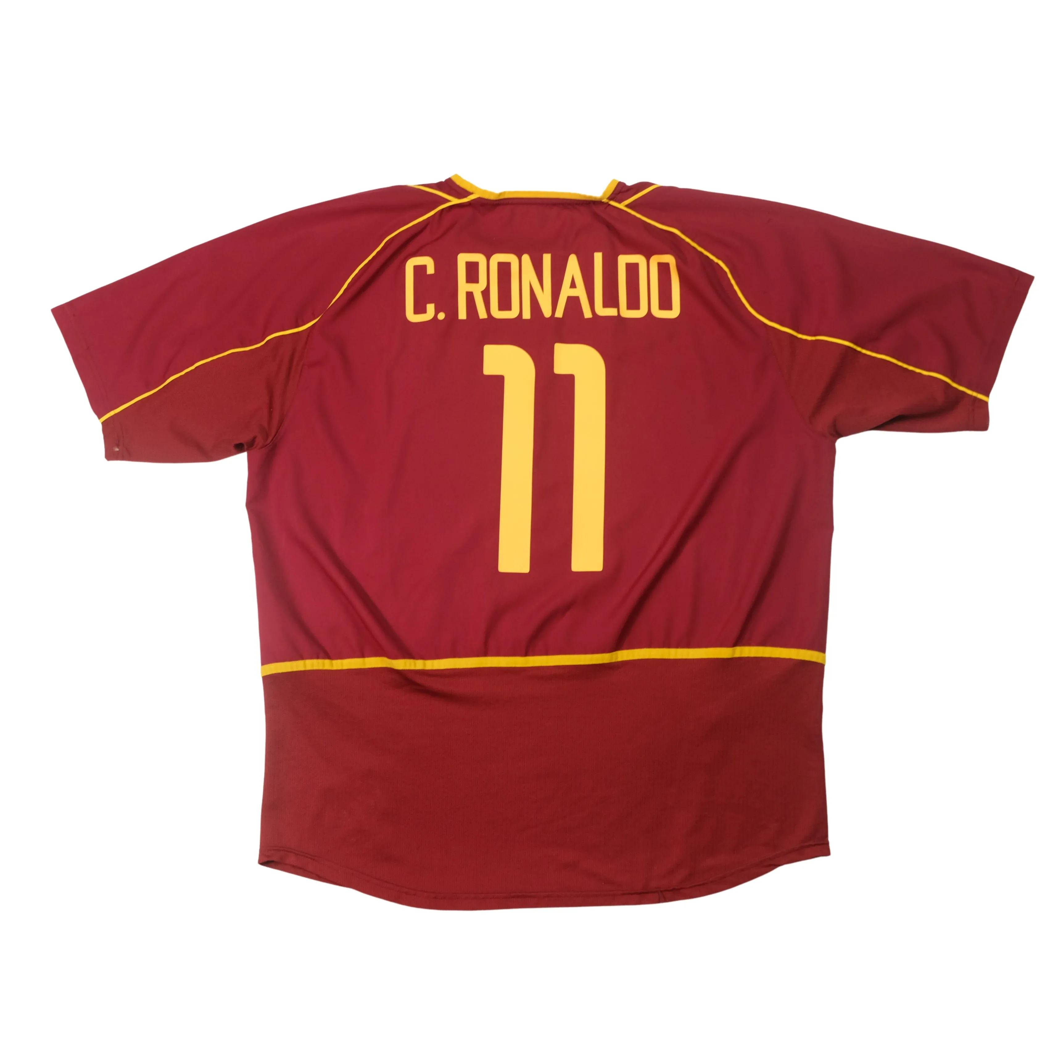 Portugal Ronaldo 11 Original Home Football Shirt 2002/2004 Nike XXL