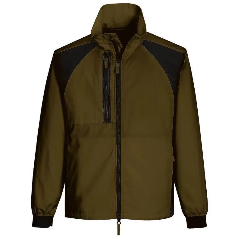 Portwest CD885 WX2 Eco Stretch-Panel Polycotton Work Jacket (Olive Green)