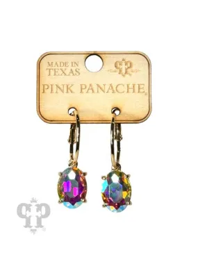 PP AB Oval Gold Hoop Earrings