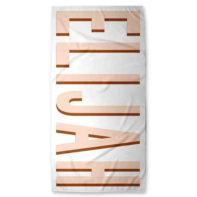(PRE-ORDER) SHADOW BLOCK PERSONALIZED BEACH TOWELS | VARIOUS STYLES