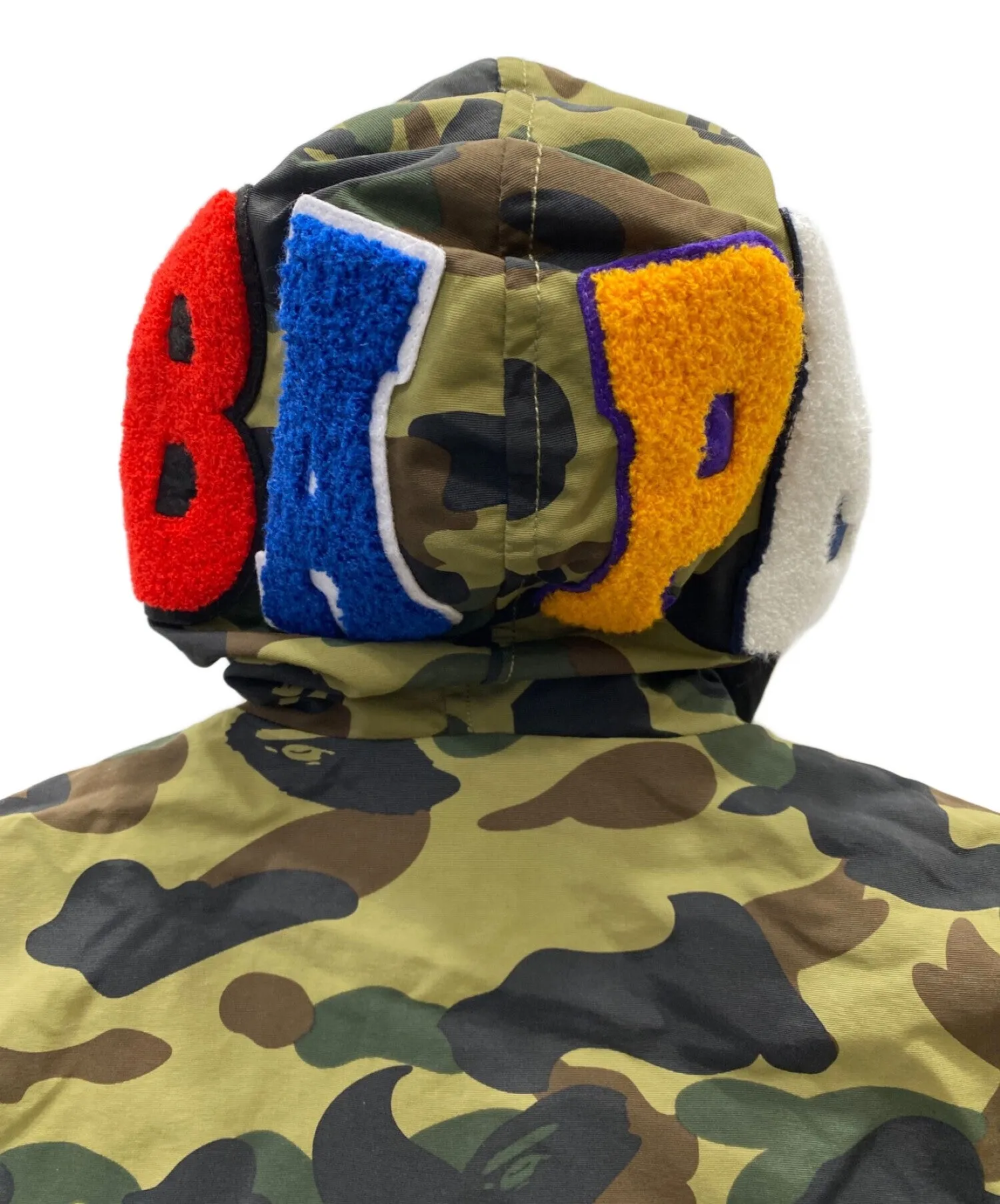 [Pre-owned] A BATHING APE Monkey Camo Full Zip Hoodie Jacket