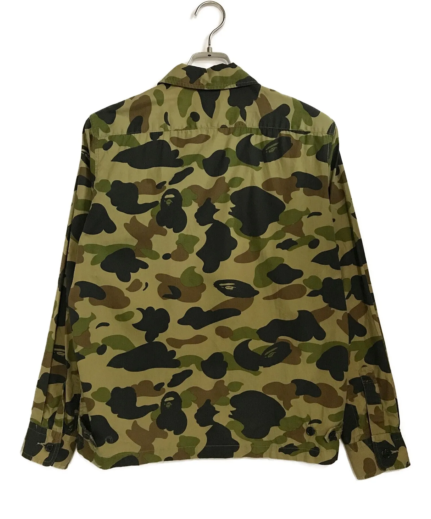 [Pre-owned] A BATHING APE Monkey Camo Zip Light Jacket