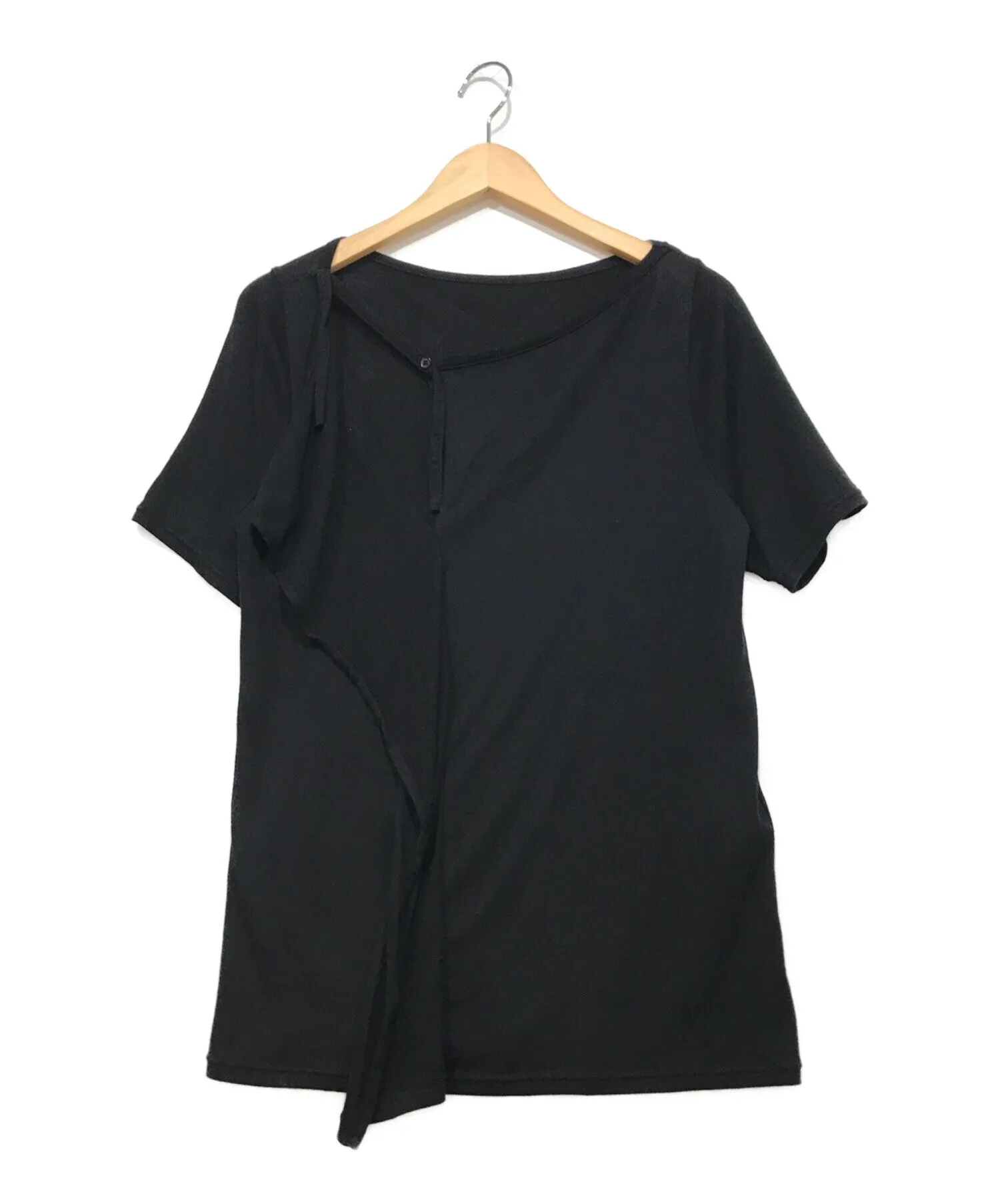 [Pre-owned] YOHJI YAMAMOTO Gauze jersey 1-button pullover FN-T01-70