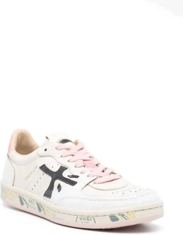Premiata Clay leather sneakers Neutrals