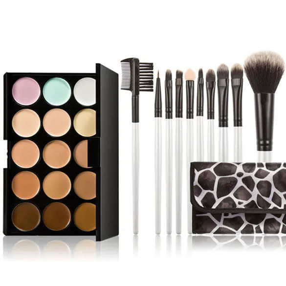 Pressional 15 Color Make Up Cream Camouflage Concealer Palette