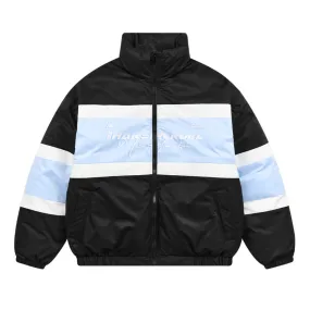 Printed Logo Stitching Padded Jacket