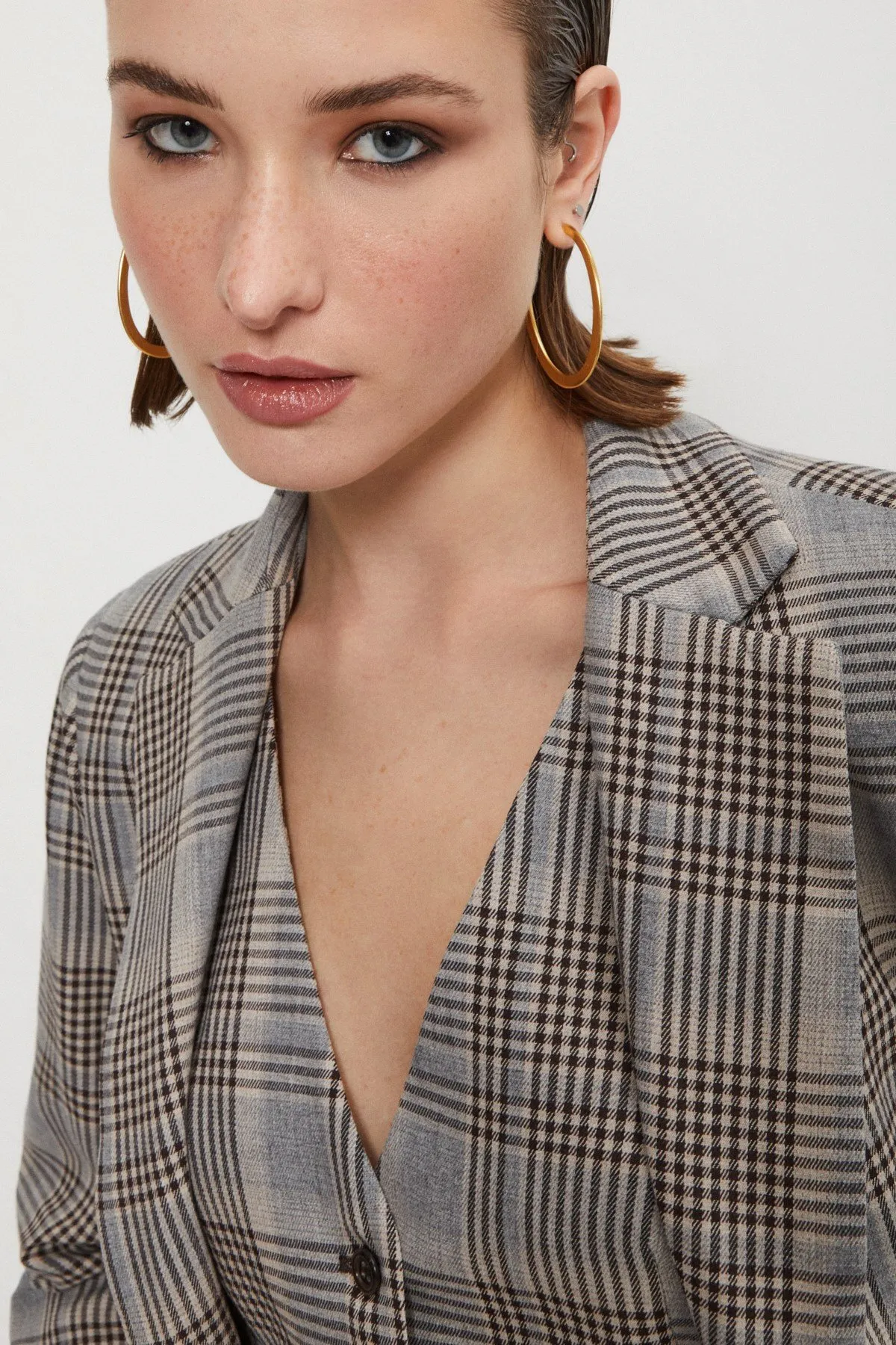 Printed viscose jacket