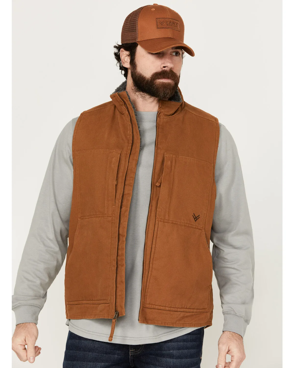 Product Name:  Hawx Men's Browder Weathered Duck Work Vest