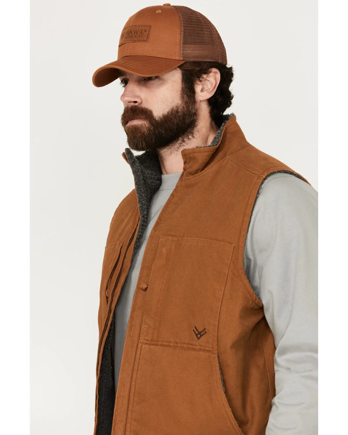 Product Name:  Hawx Men's Browder Weathered Duck Work Vest