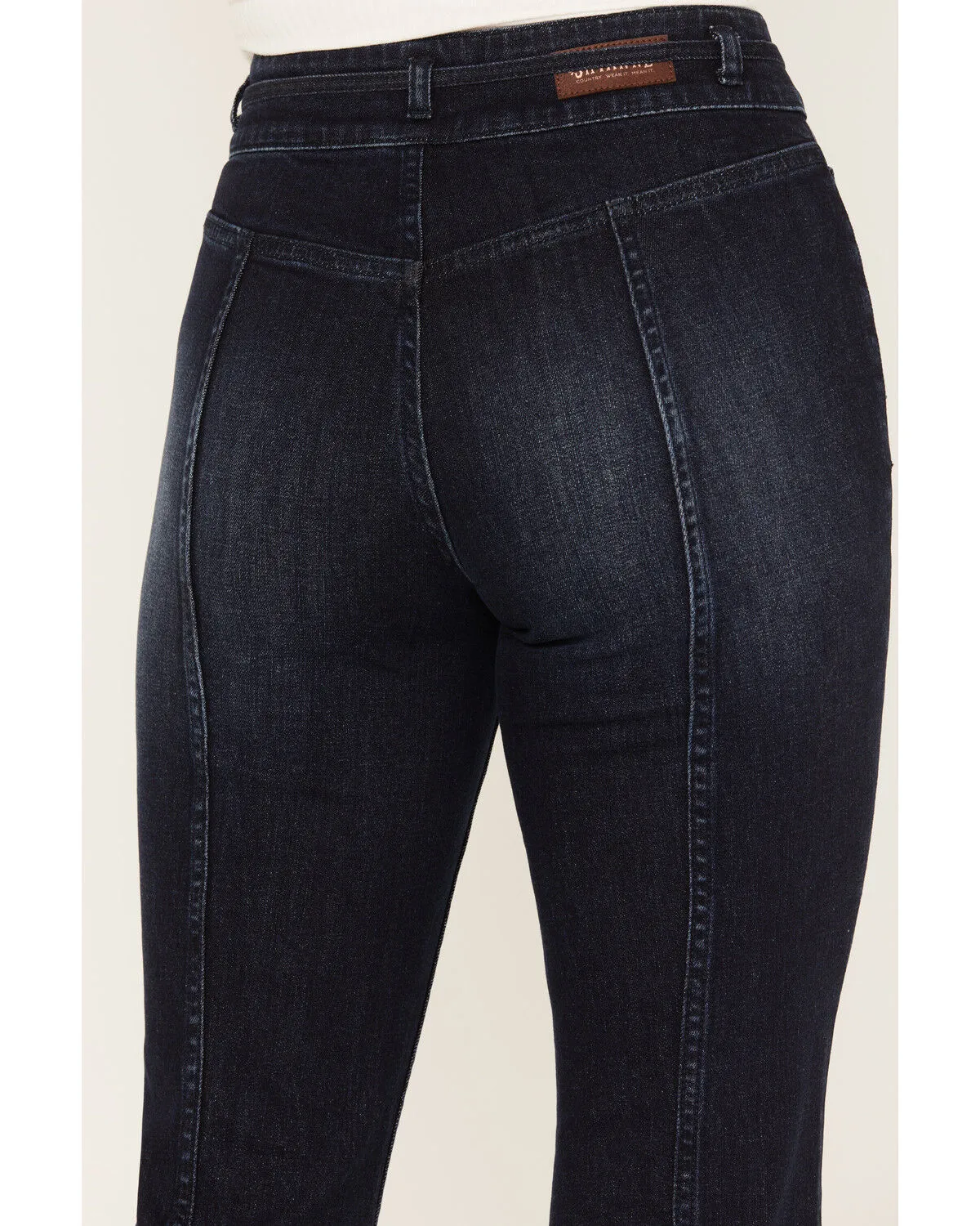 Product Name:  Shyanne Women's Dark Wash Trouser Flare Jeans