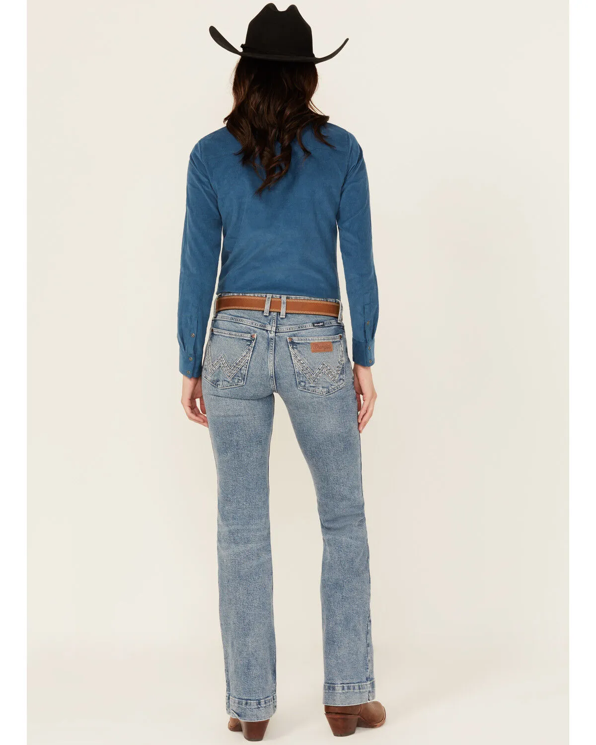 Product Name:  Wrangler Retro Women's Donna Medium Wash Mid Rise Trouser Stretch Denim Jeans