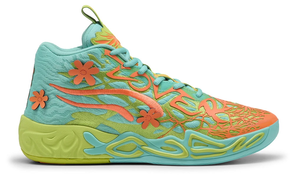 PUMA Boys Lamelo Ball MB4 Scooby Doo - Boys' Grade School Shoes Aquatic/Lime Smash/Heat Fire
