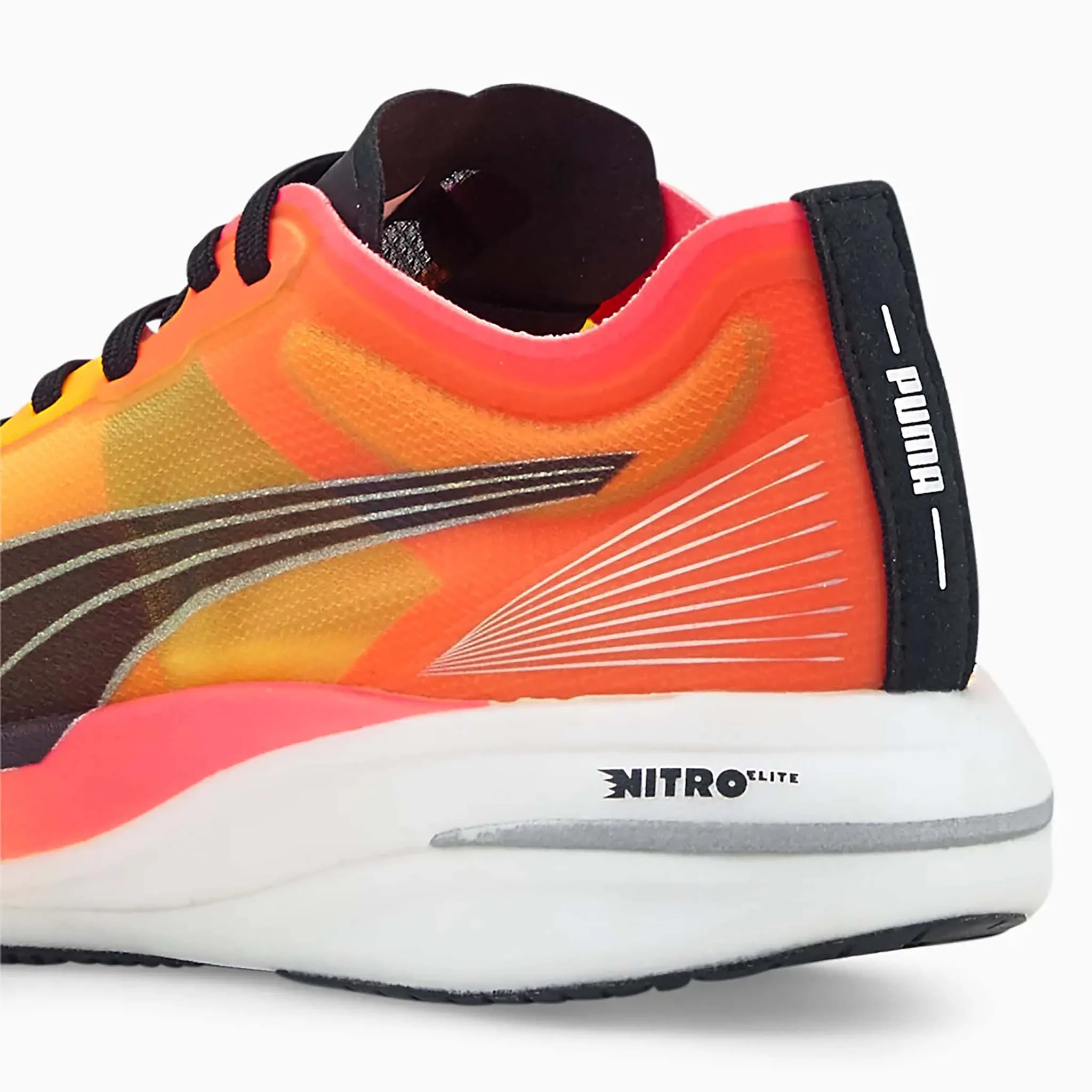 Puma Deviate Nitro Elite Fireglow chaussure de course à pied femme