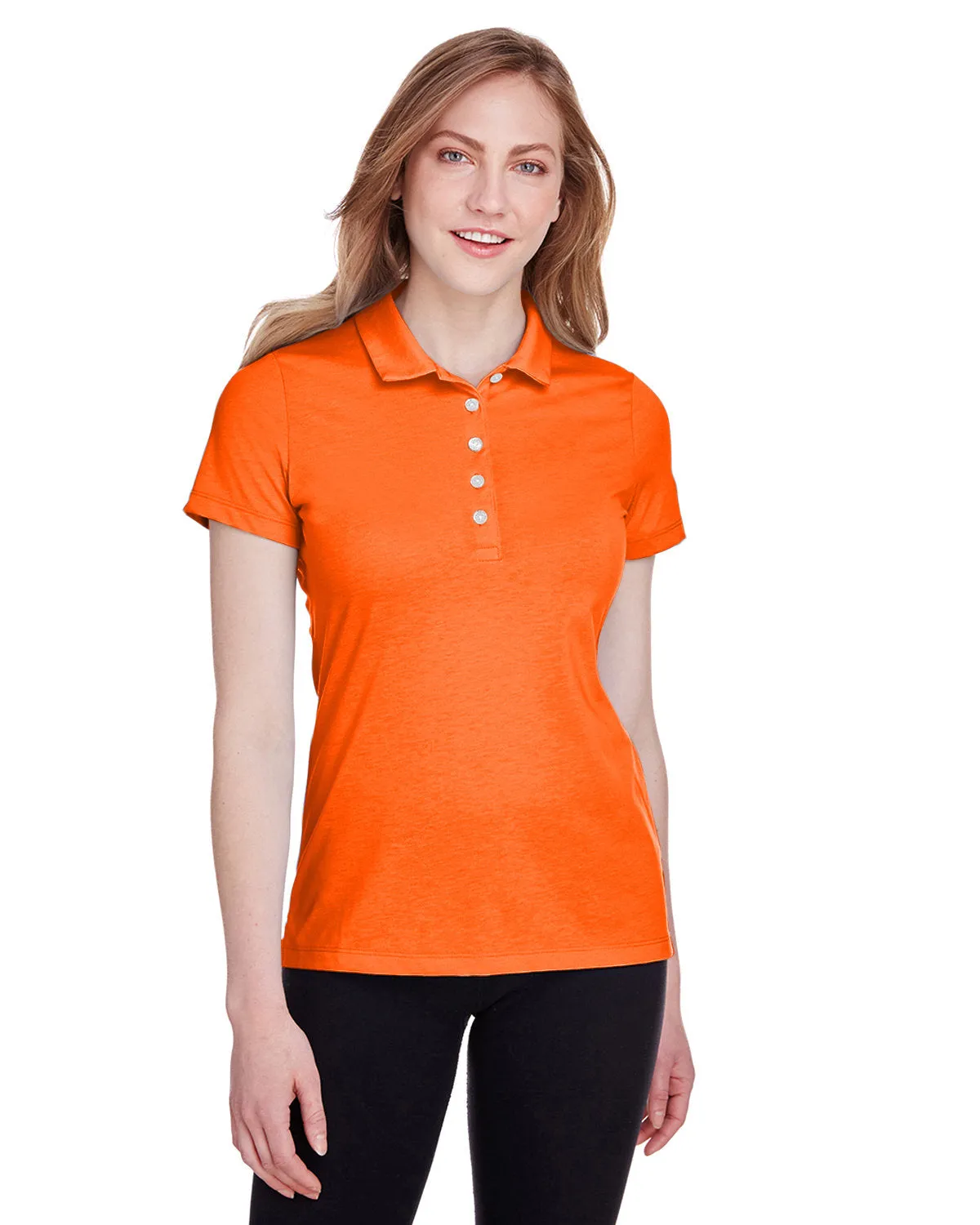 Puma Golf Ladies Fusion Polo, Vibrant Orange