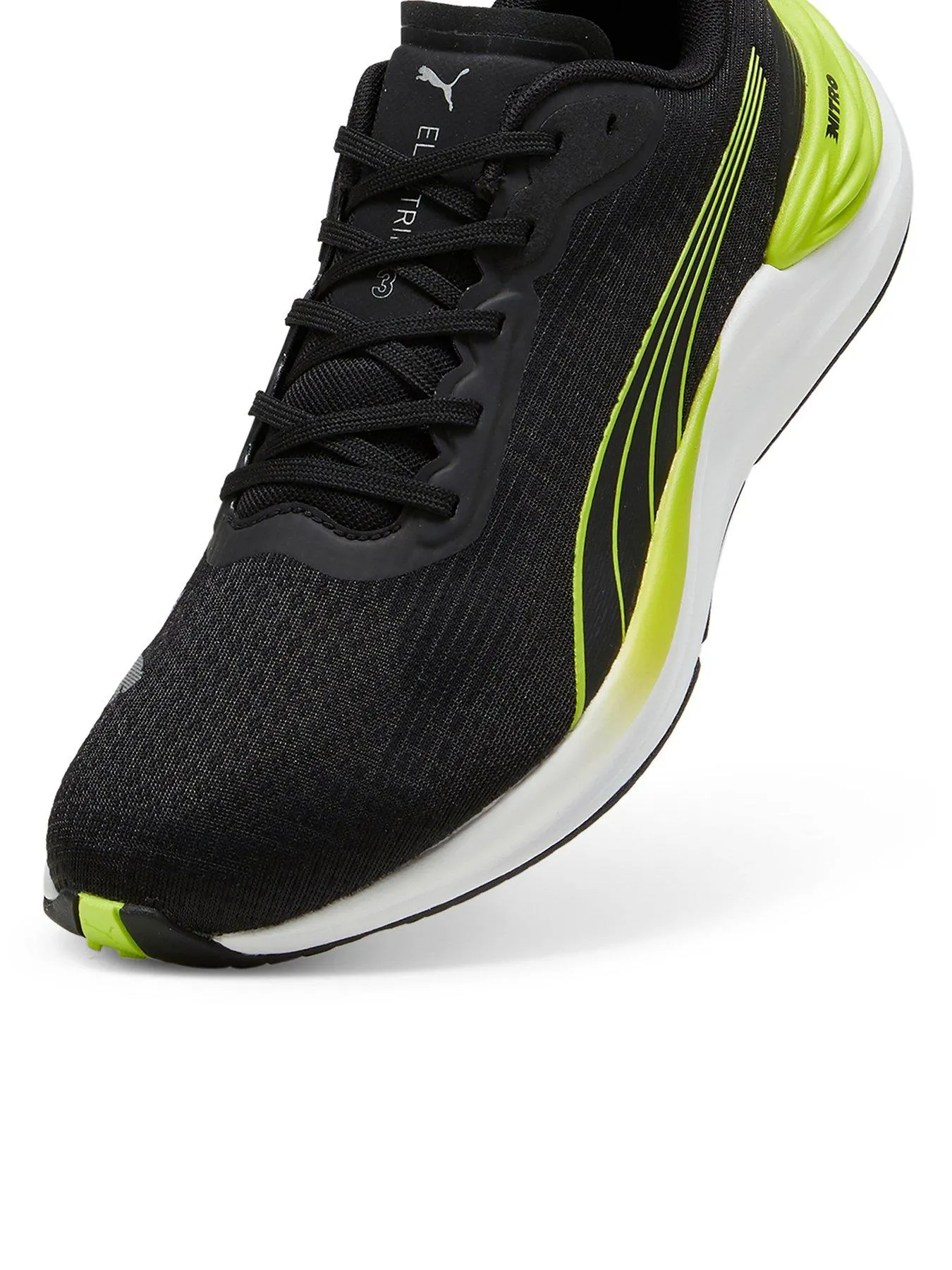 Puma Men's Running Electrify Nitro 3 Trainers- Black