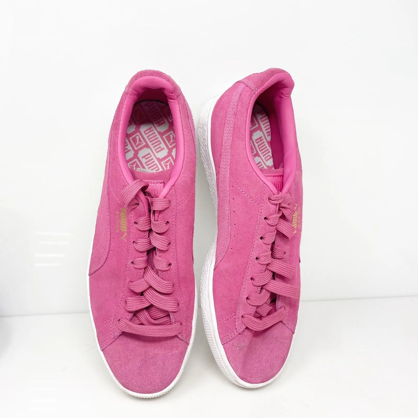 Puma Womens Suede Classic 21 381410-52 Pink Casual Shoes Sneakers Size 10