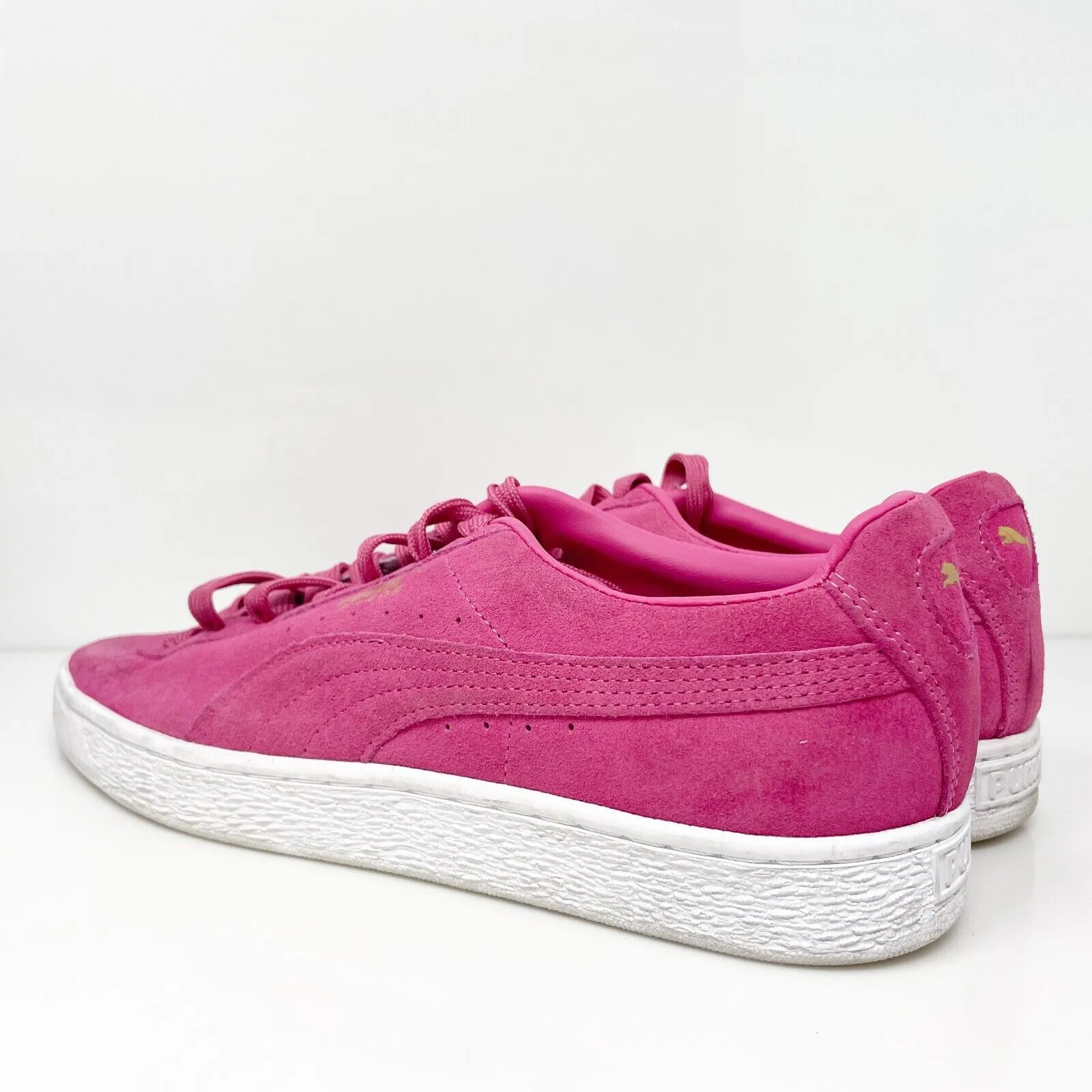 Puma Womens Suede Classic 21 381410-52 Pink Casual Shoes Sneakers Size 10