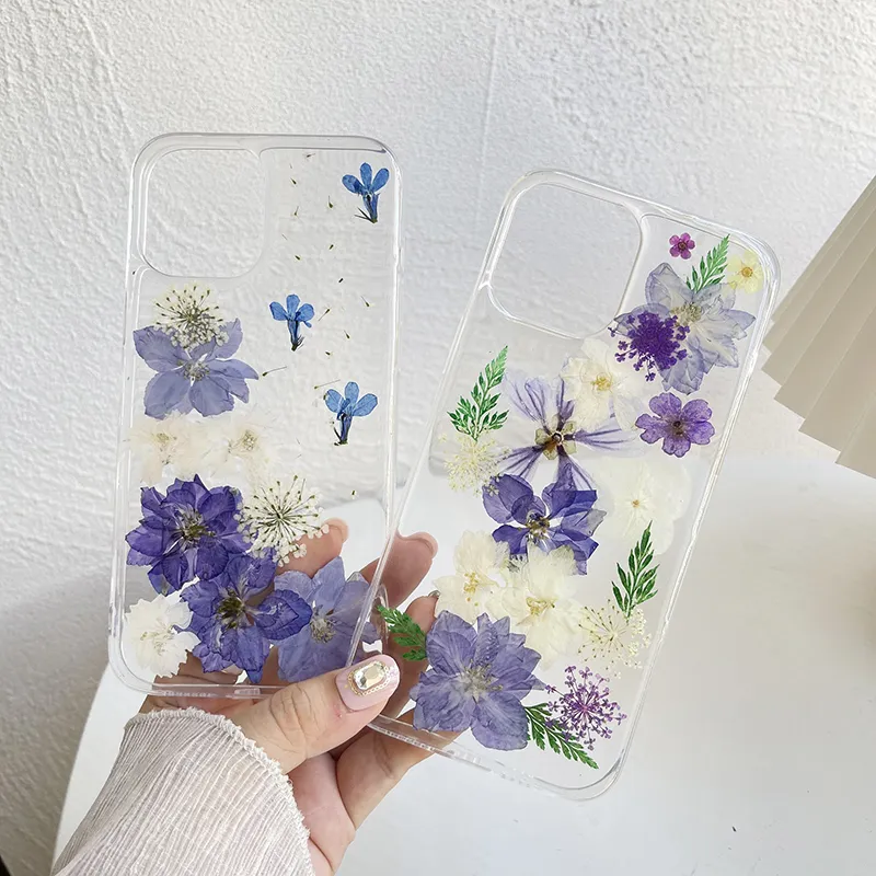 Purple Dried Flowers Case