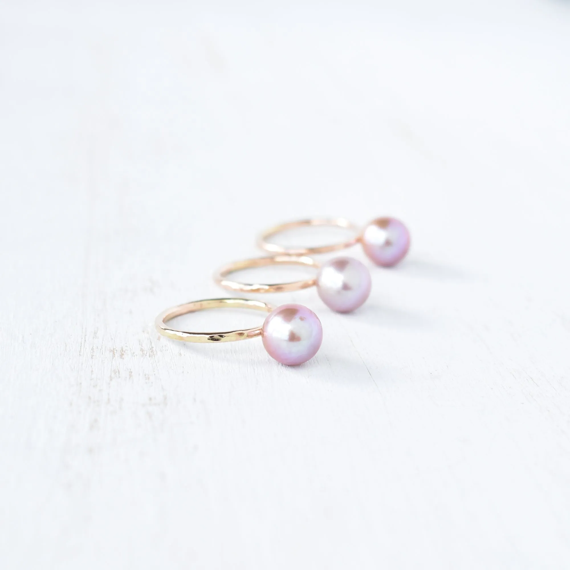 Purple Edison Kahi Stacking Ring