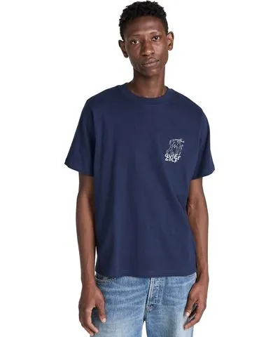Quiet Golf The Bros T-Shirt Navy S
