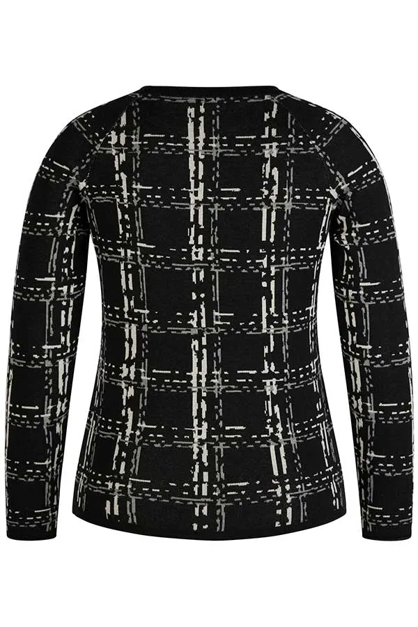 Rabe & LecomteCHECKERED PATTERN PULLOVER