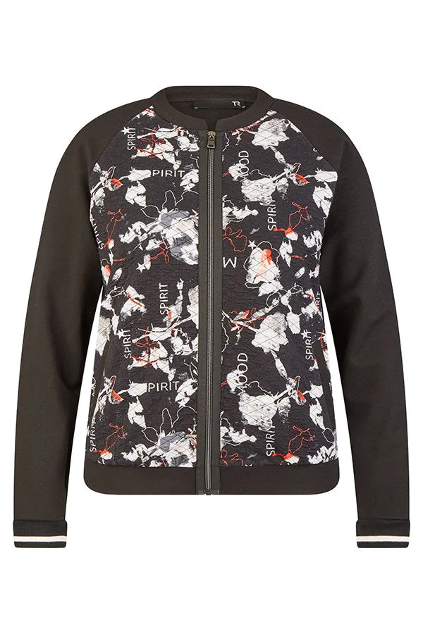 Rabe & LecomteSPIRIT ZIPPED FLORAL PRINT JACKET