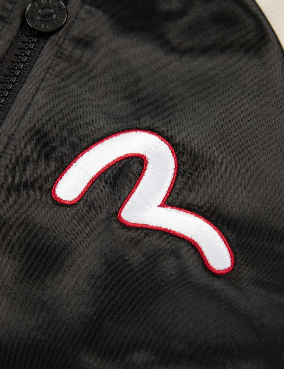Racing Badge and Logo Appliqué Regular Fit Souvenir Jacket