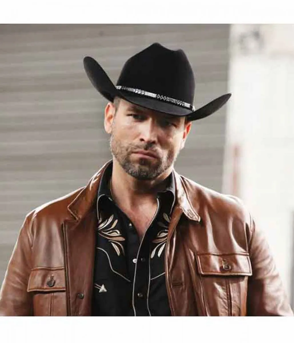 Rafael Amaya Queen of The South Cowboy Leather Jacket