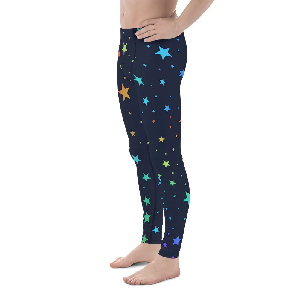 Rainbow Stars Men's Leggings