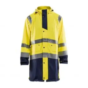 Rain Jacket High Vis Level 1 4324 High Vis Geel/Marine - Blåkl&