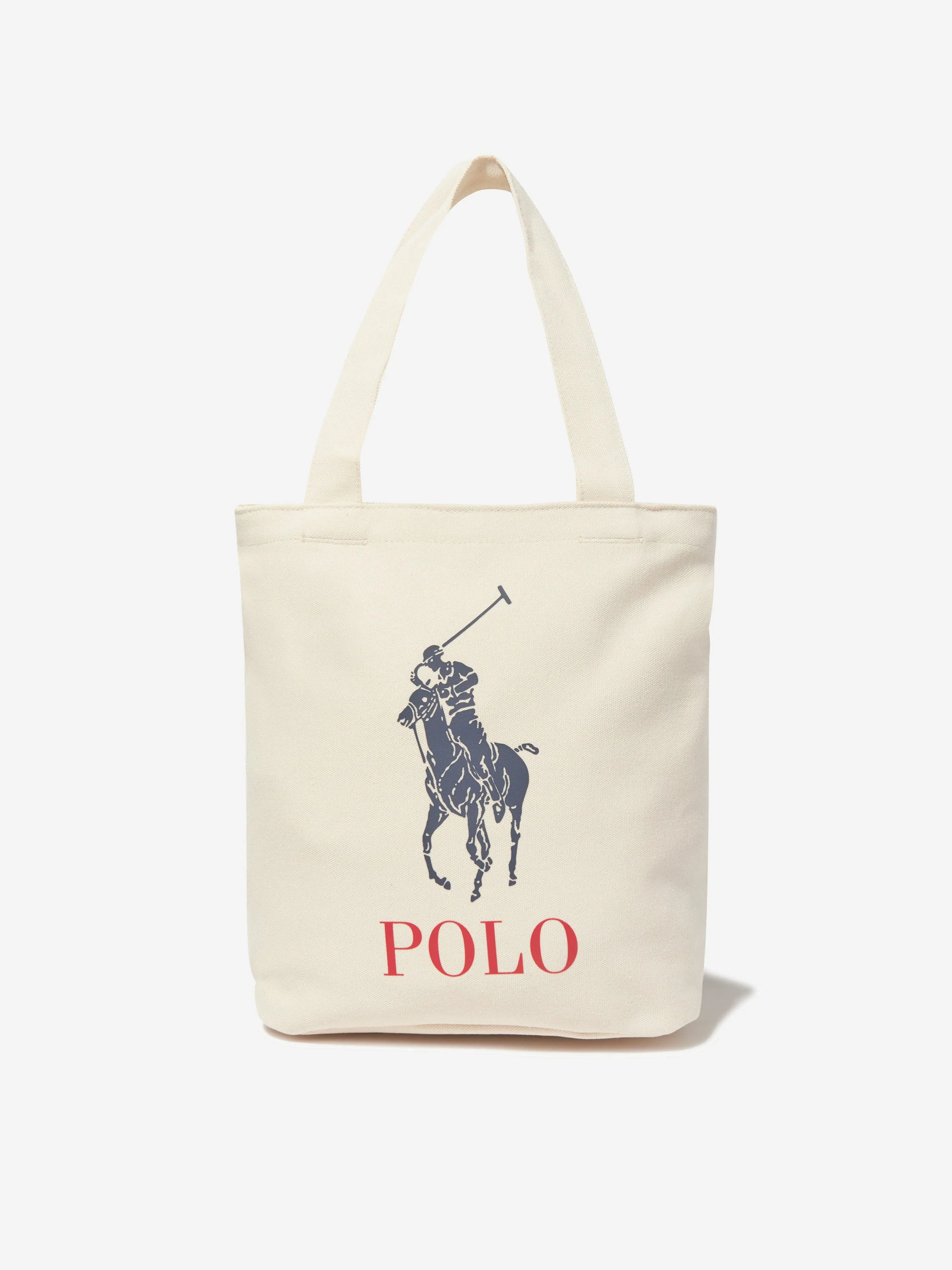 Ralph Lauren Kids Logo Tote Bag in Ivory