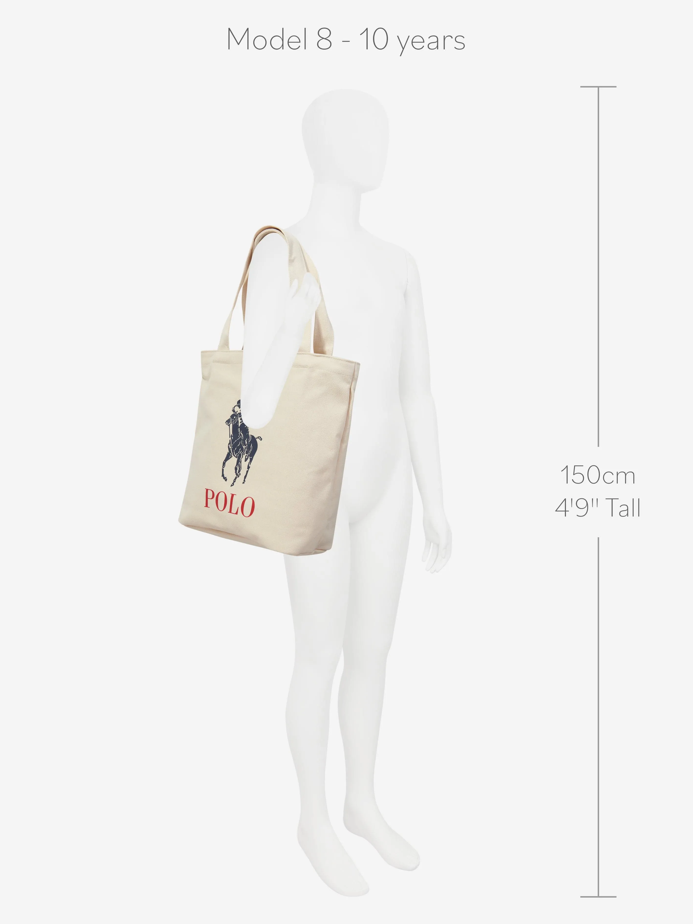 Ralph Lauren Kids Logo Tote Bag in Ivory