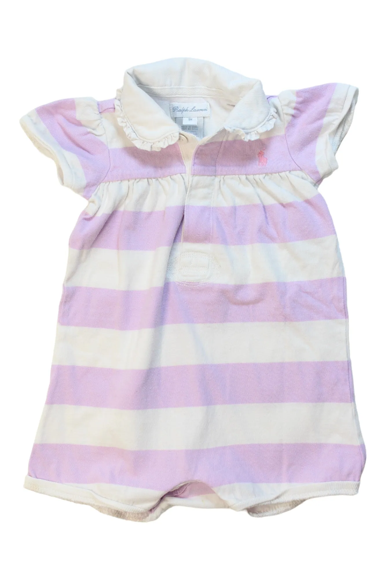 Ralph Lauren Short Sleeve Romper 9M