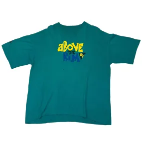 Rare Reebok Basketball Above the Rim Turquoise Green Graphic T-shirt