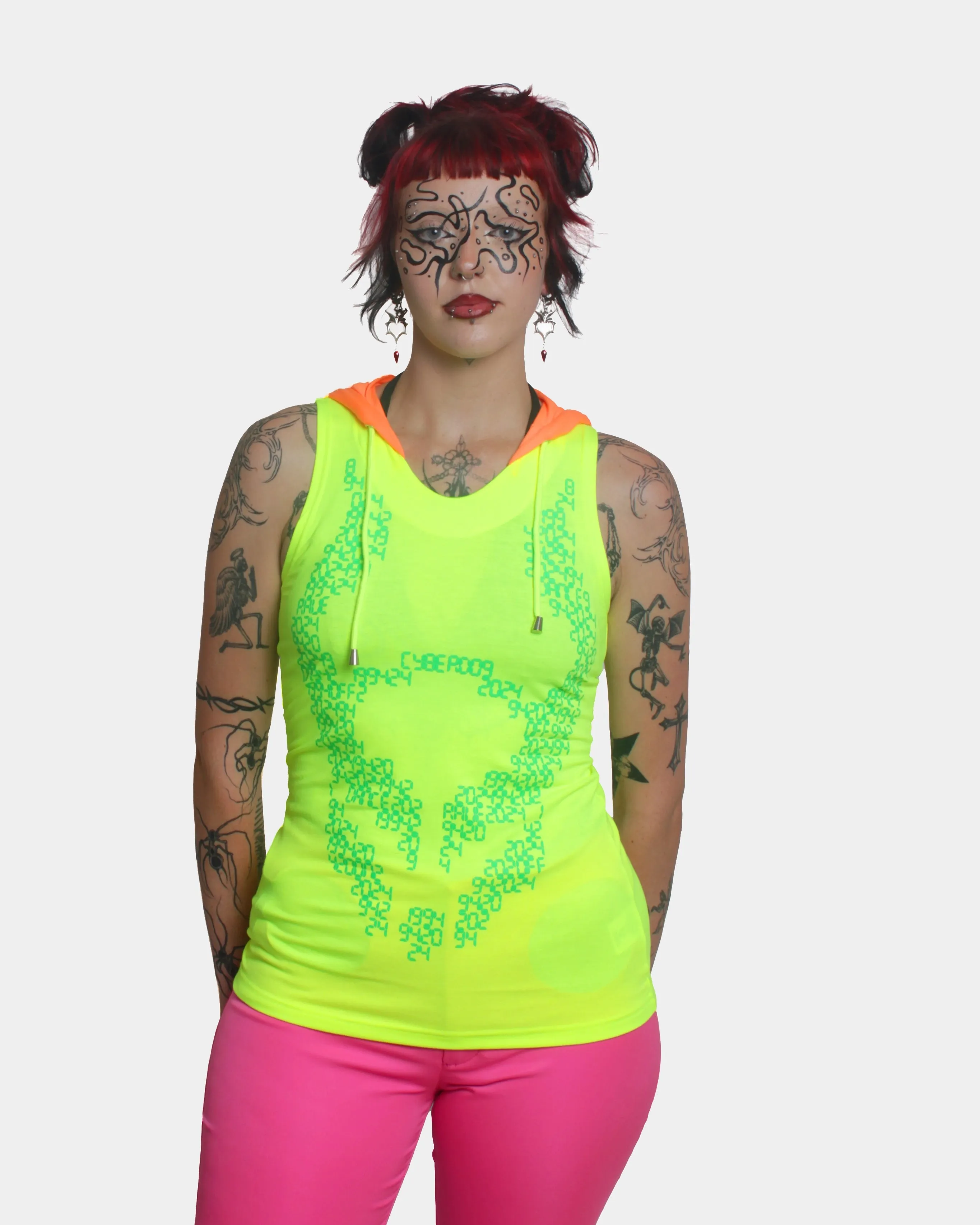 RAVE ON TECH VEST MUTLI NEON WOMENS