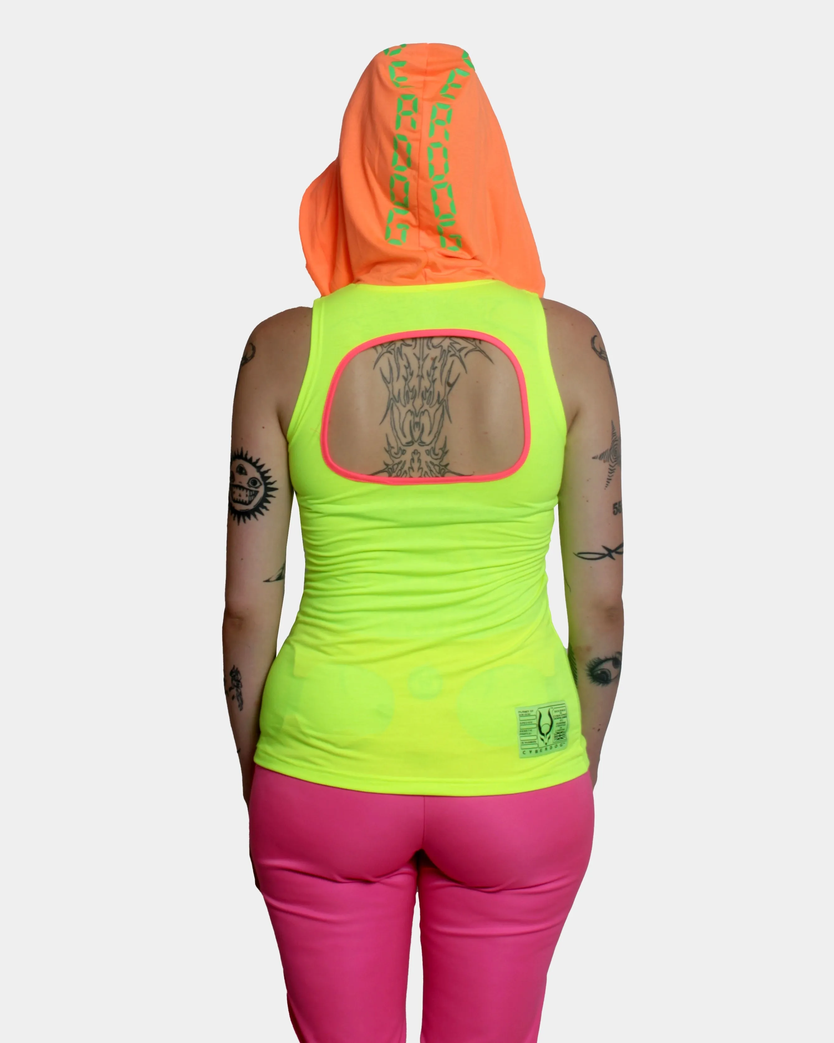 RAVE ON TECH VEST MUTLI NEON WOMENS