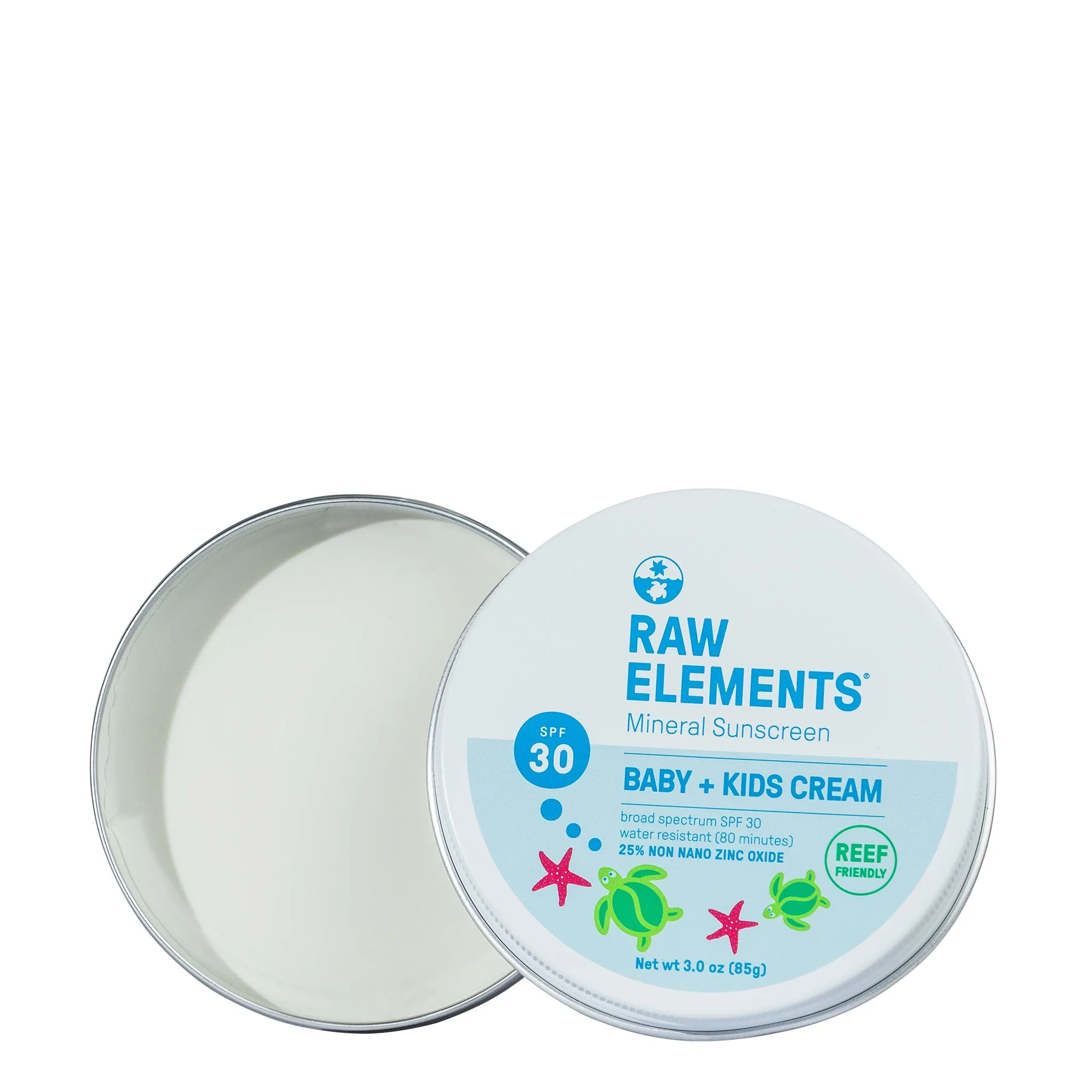 Raw Elements Baby + Kids Tin Sunscreen-SPF 30+