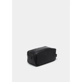 Rectangular toiletry bag 100% leather