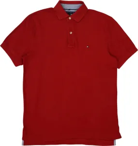 Red polo by Tommy Hilfiger | ThriftTale