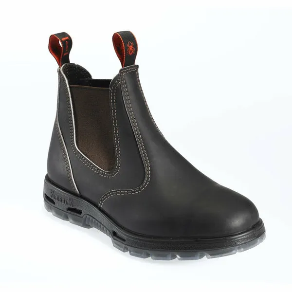 Redback Elastic Sided Bobcat Safety Toe Oil Kip Boot