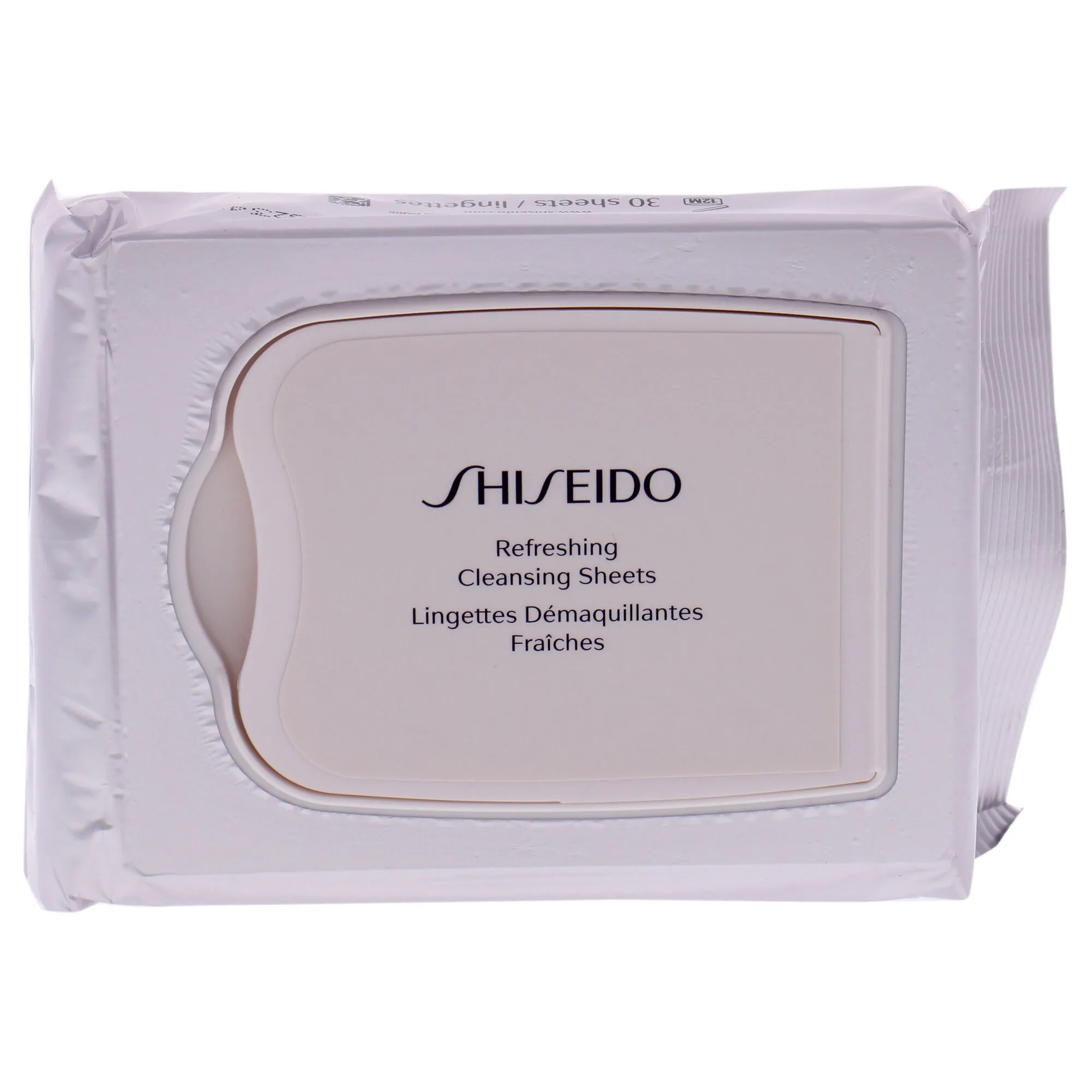 Refreshing Cleansing Sheet by Shiseido for Unisex - 30 Count Wipes