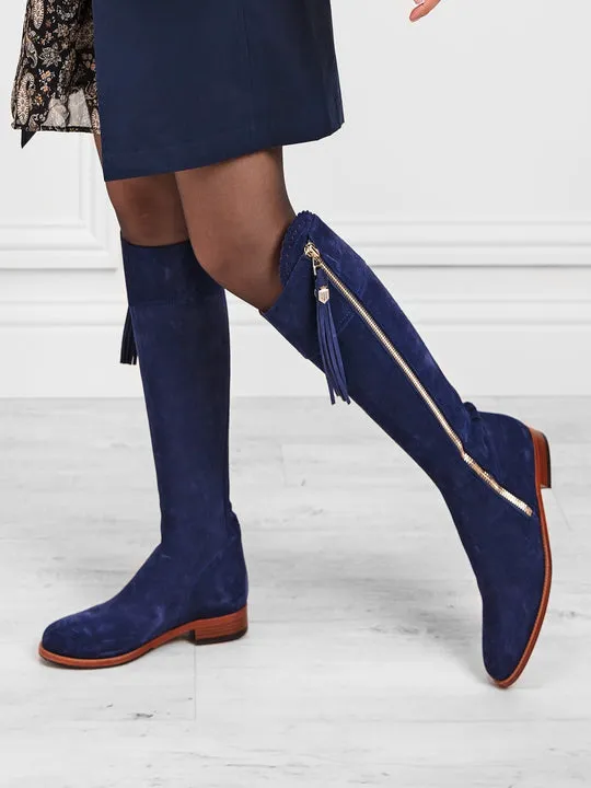 Regina       50% Off   |   Save £197.50  ink Flat Knee-high Boots        - Sporting Fit